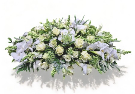 Rouwarrangement 'Sneeuwwit'