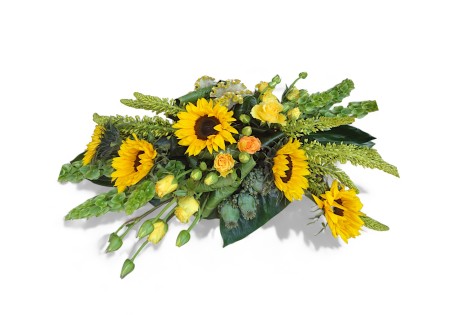 Rouwstuk 'Zonnige bloemen'