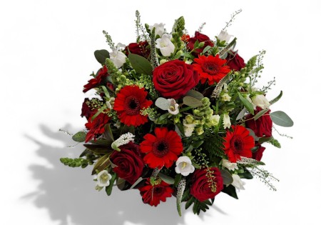 Biedermeier Rood-wit